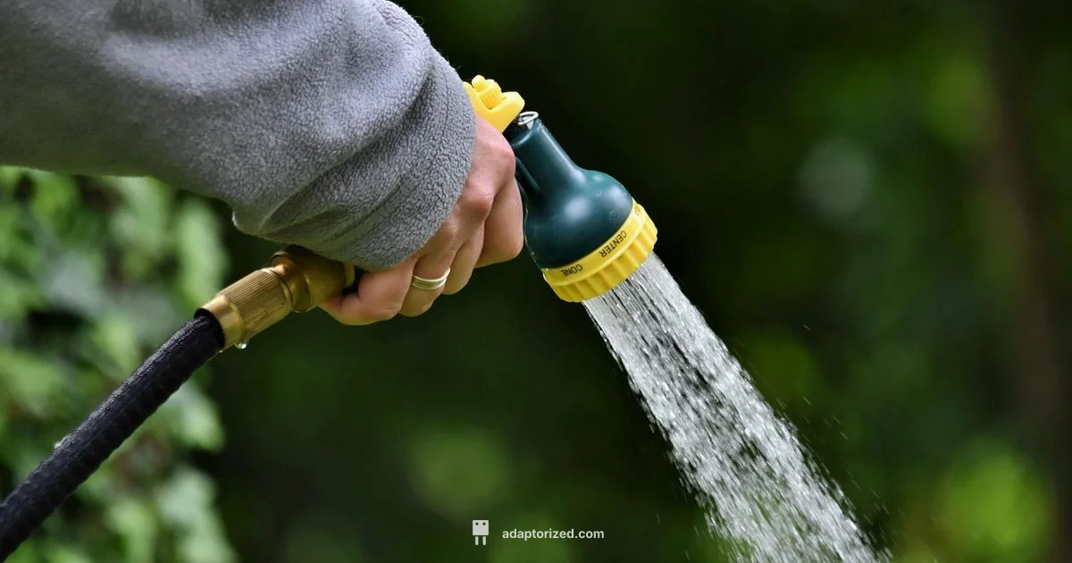 Right Hozelock Connector - Adaptorized