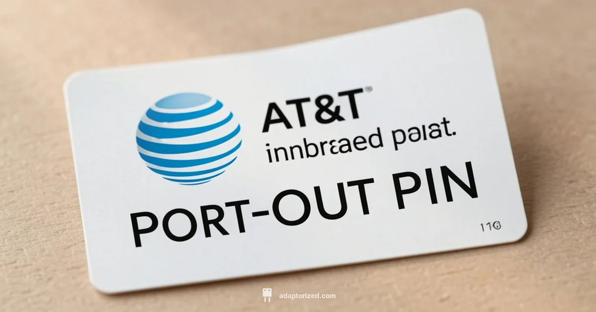 Port-Out PIN Guide - Adaptorized