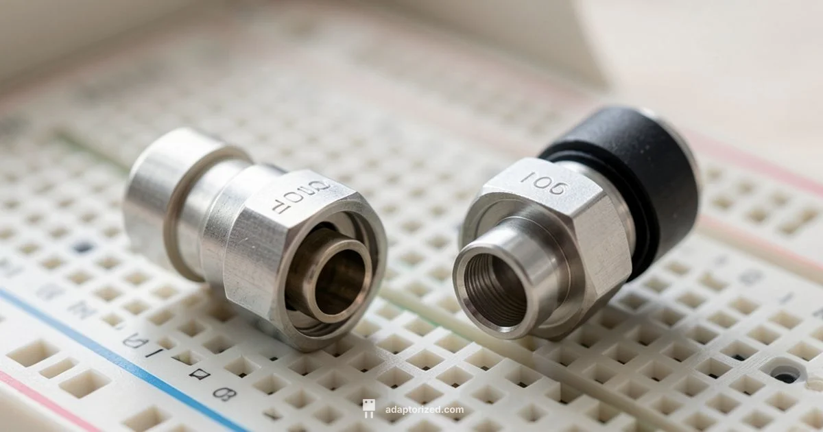 Two Male End Connector - Adaptorized